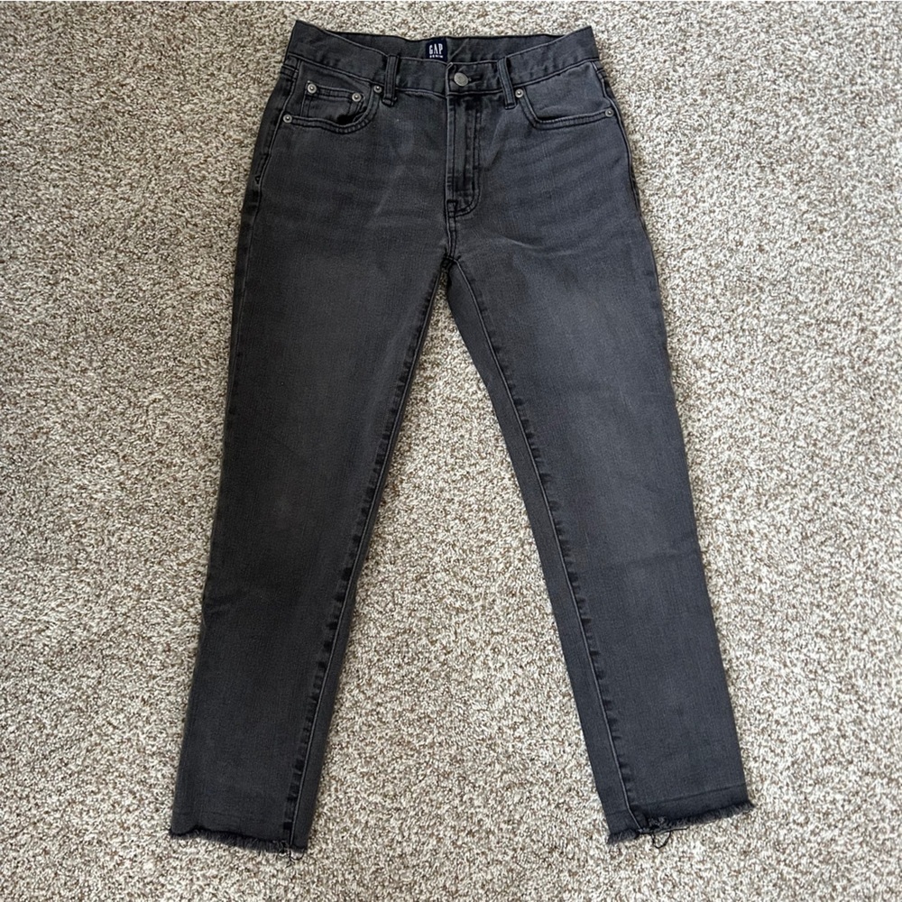 GAP Black Denim Skinny Best Girlfriend Jeans Size 24